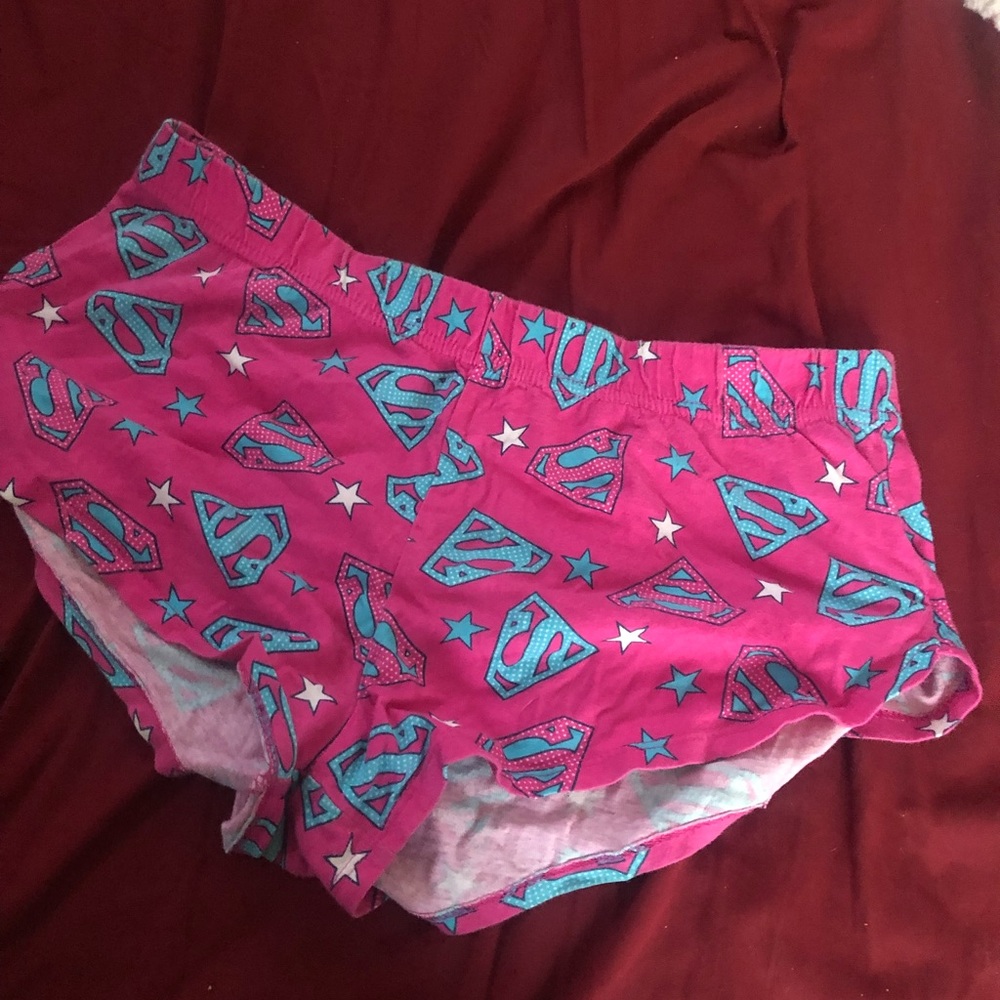 Supergirl pajama shorts